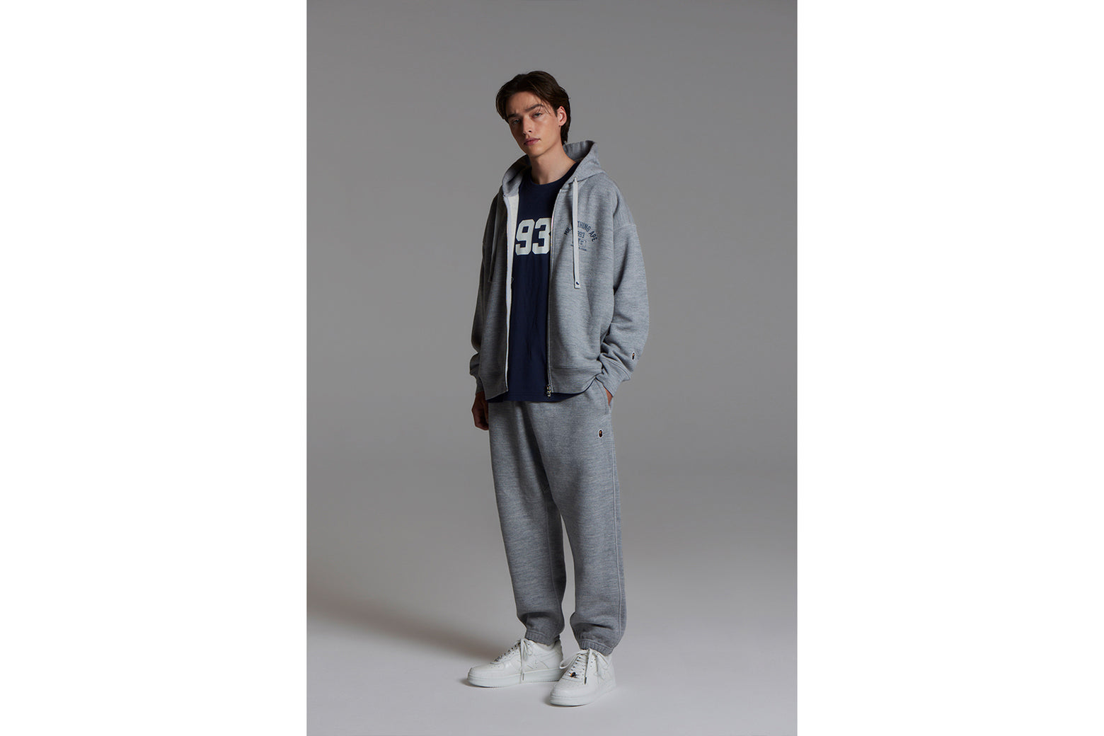 베이프 후드집업 ZIP UP PULLOVER HOODIE 7K80-115-301 이미지 8