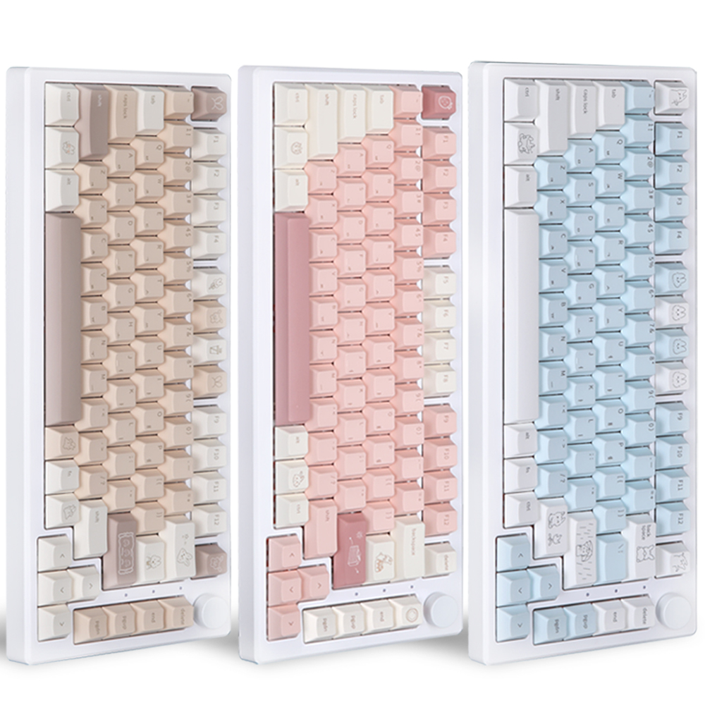 가츠 닌자 N1프로 바다소금축 아이 패드 폰 갤럭시 유 무선 블루투스 커스텀 조약돌 키보드