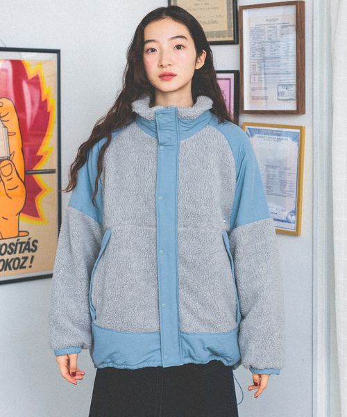 니코앤드 자켓 스포티 스탠드 보아 여자 여성 후리스 집업 재킷 116458 - 상세 이미지 2