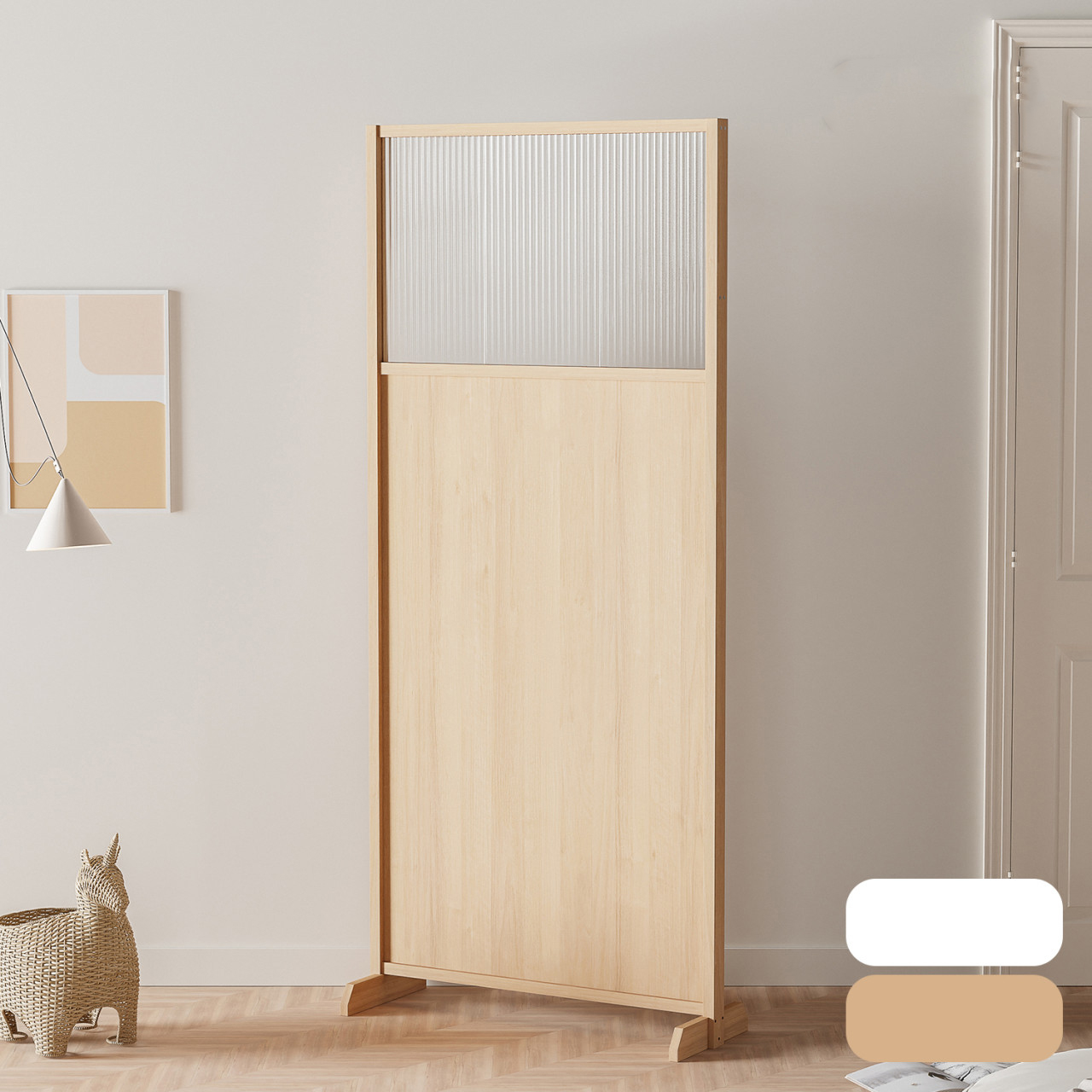 공간분리 파티션 원룸 가벽 파티션 모루 유리 파티션 80x180