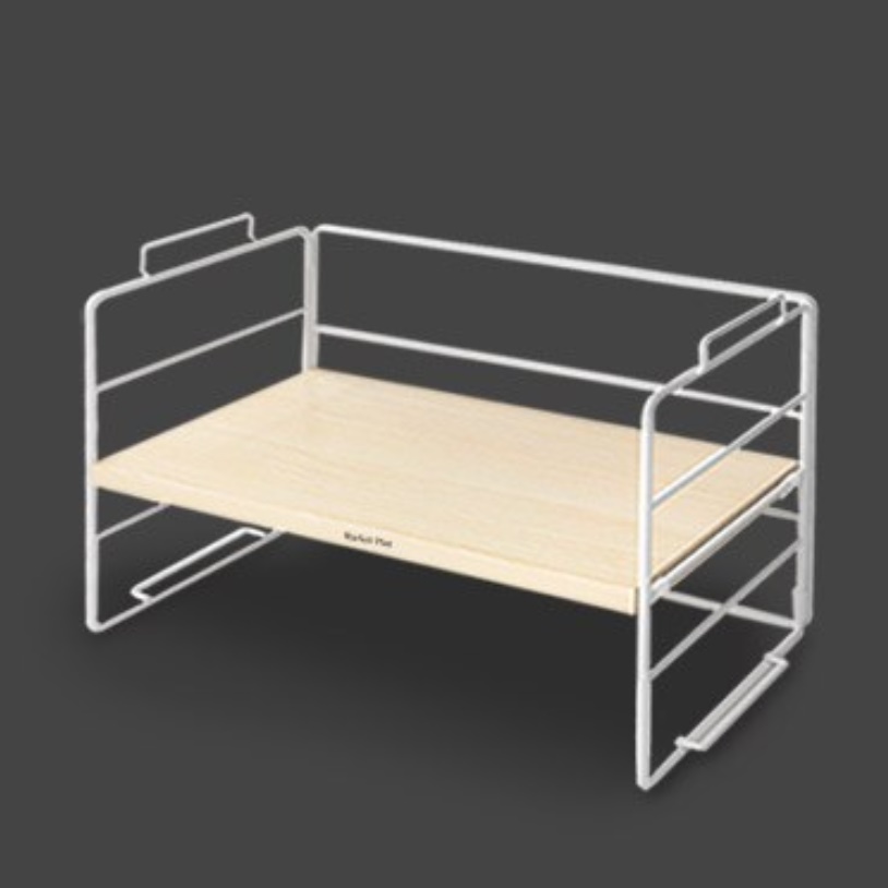 식탁위선반 틈새 선반장 식탁 정리대 낮은선반 1단