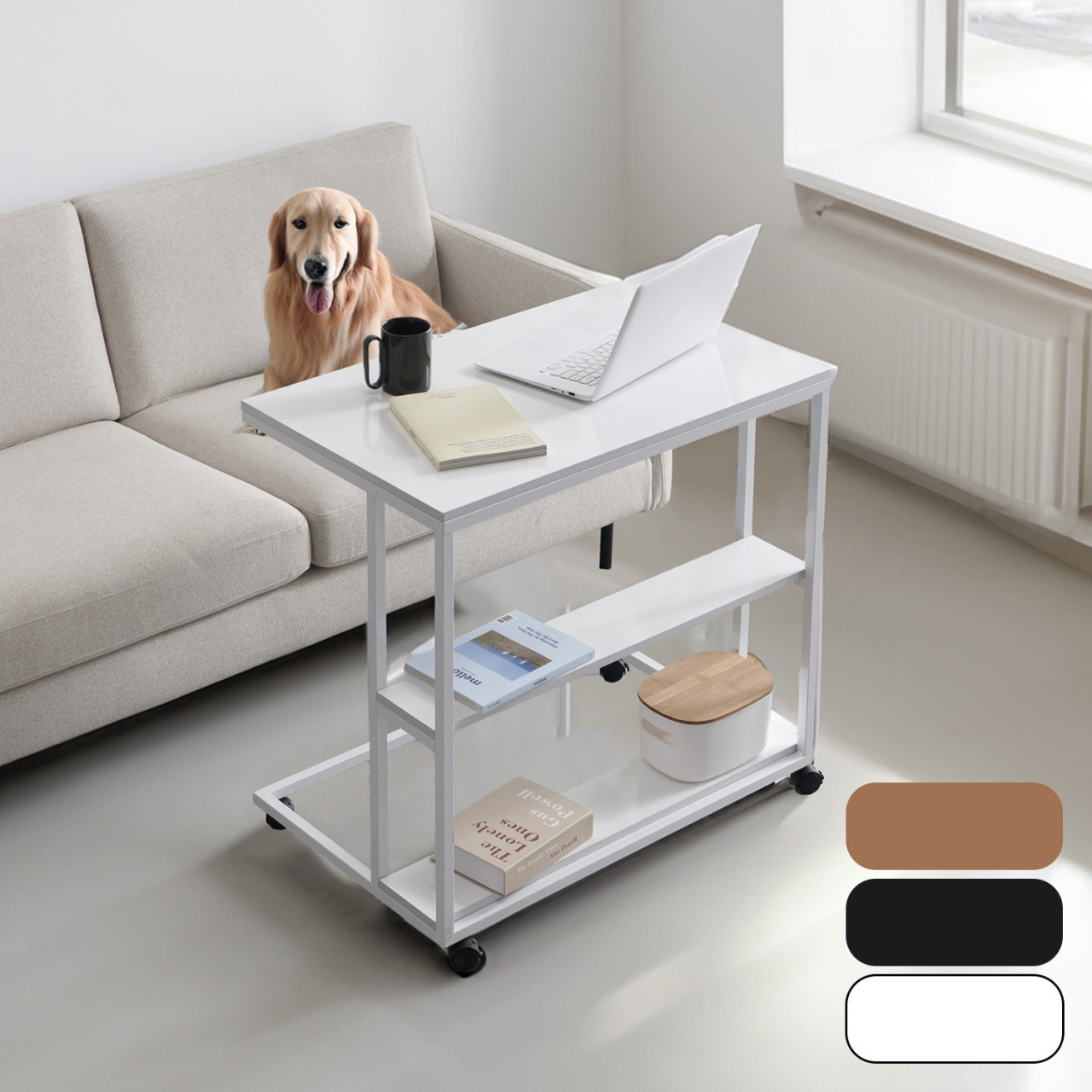 쇼파 책상 이동식 노트북 테이블 미니 침대 사이드테이블 보조책상