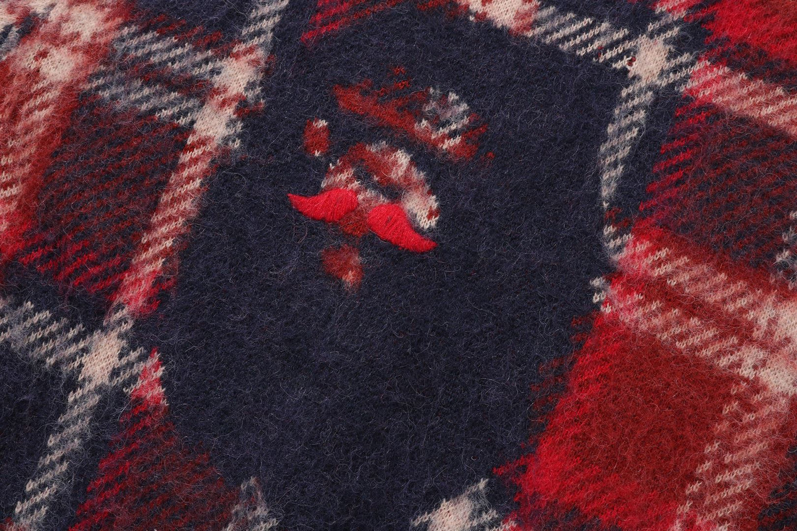 베이프 가디건 MOHAIR CHECK JACQUARD 7K80-120-305 - 상세 이미지 4