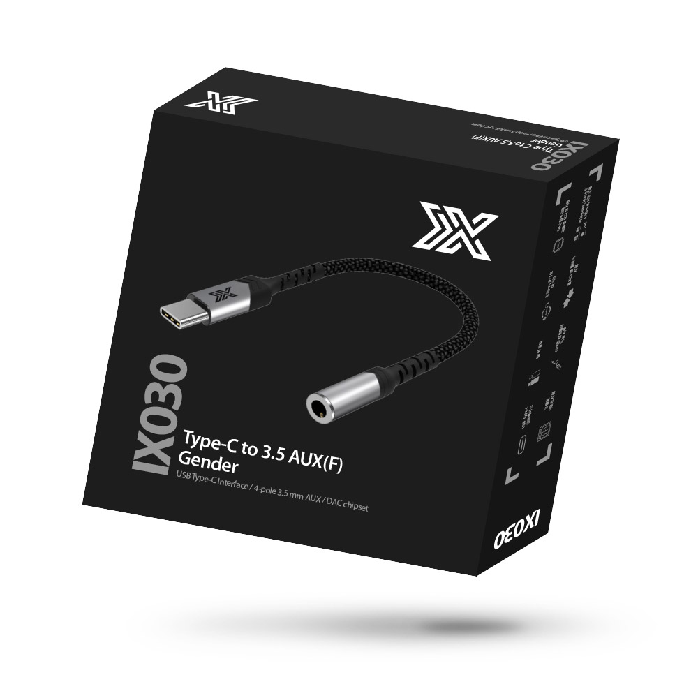 C타입 젠더 변환 4극 3.5mm DAC 스테레오 C to AUX 이어폰 젠더 상품 이미지