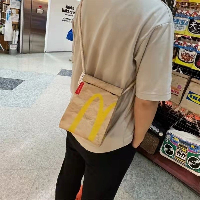 인싸 맥도날드 가방 웃긴 생일선물 만우절 할로윈데이 클럽가방 - 상세 이미지 4