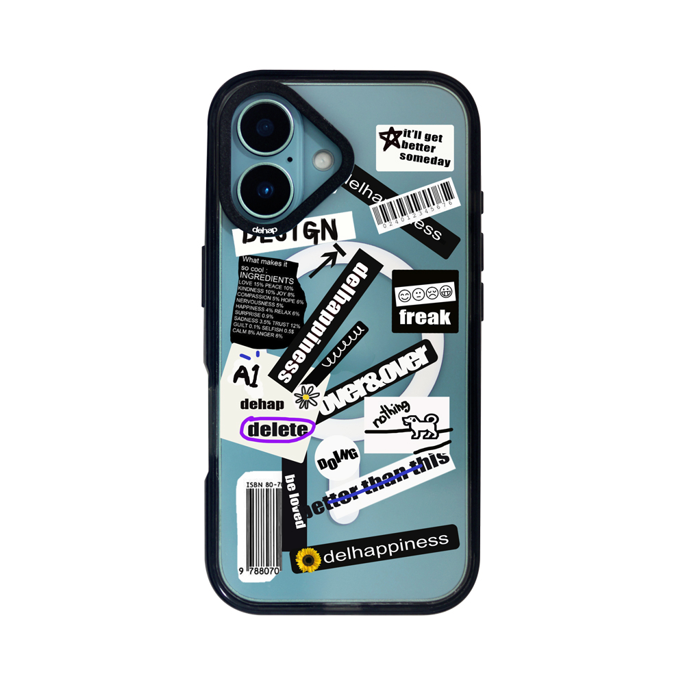 아이폰 맥세이프케이스 아이폰17 프로 케이스 블랙 라벨 - 상세 이미지 3