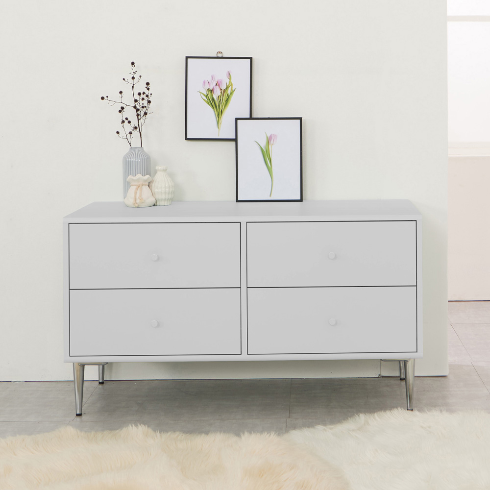 이노센트 노들 2단 거실장 서랍형 1000 i104245