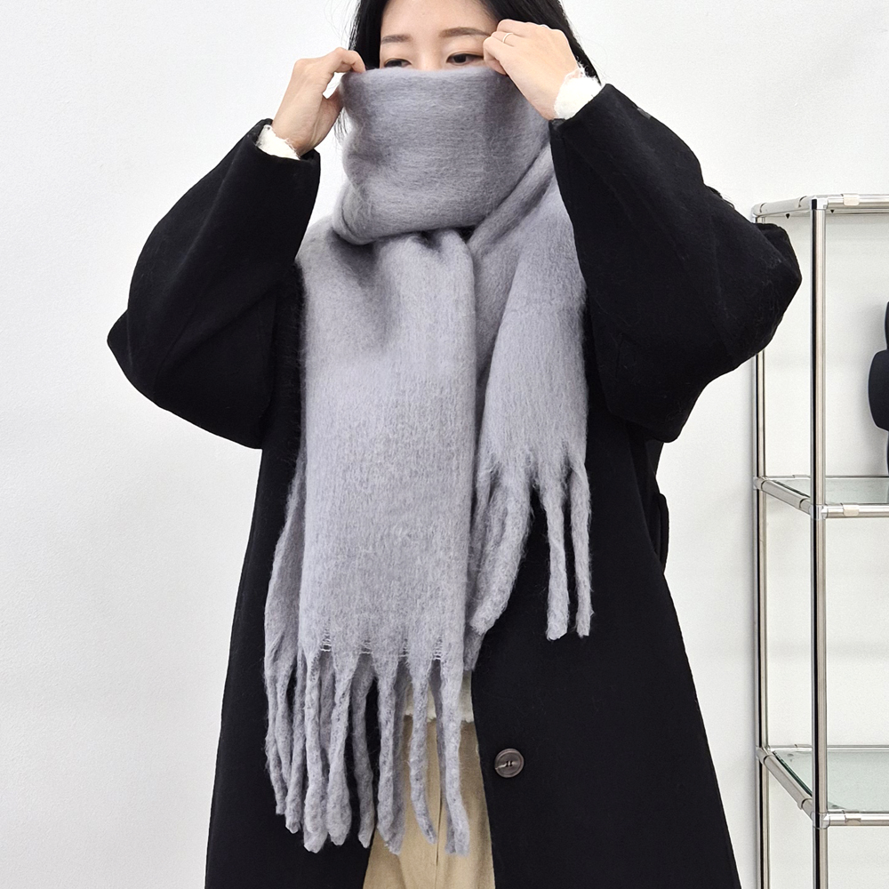 곰피트 포근한 빅 목도리 머플러 - 상세 이미지 5