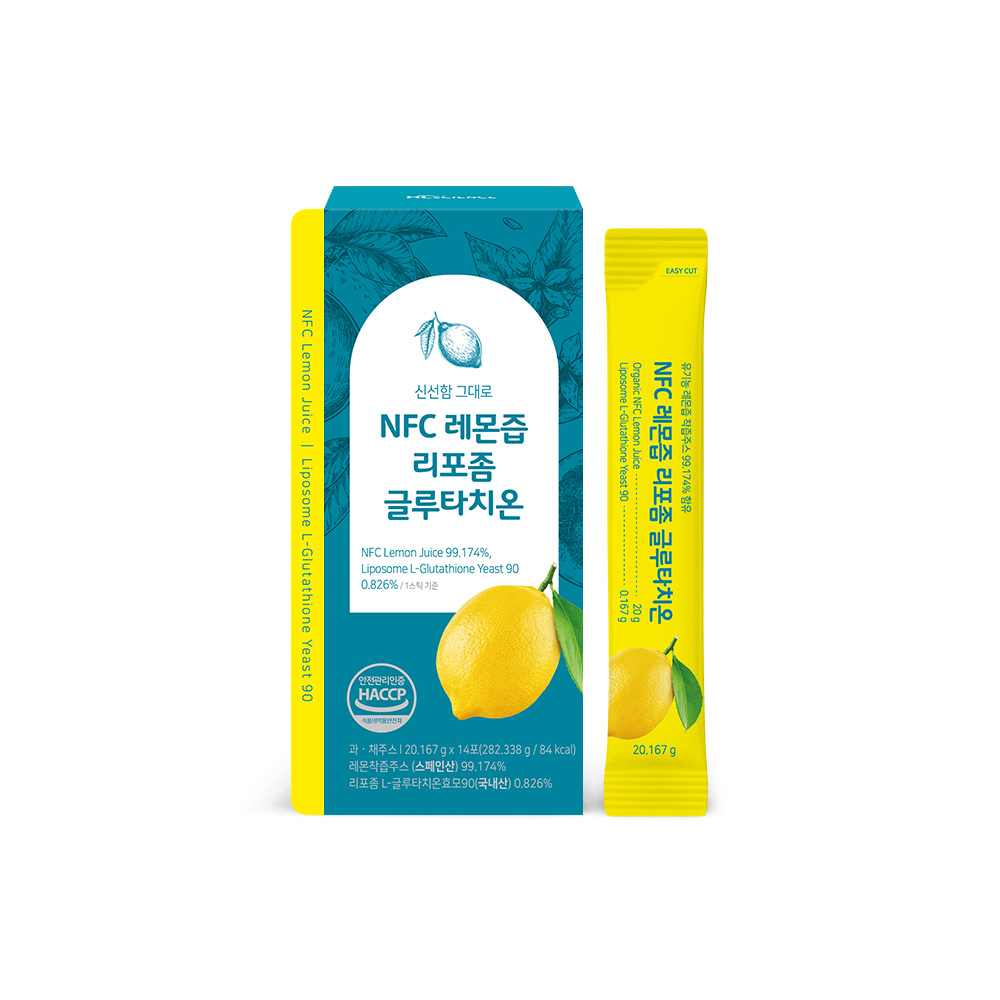 NFC 레몬즙 리포좀 글루타치온 14포, 1개 - 상품 이미지
