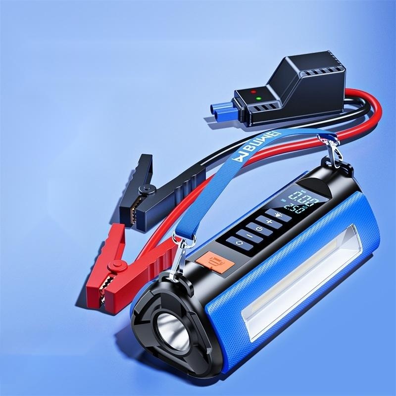BUWEI 해결사 점프스타터 + 에어펌프 + 비상등 + 보조 배터리 10000mAh 차량용 - 상세 이미지 2