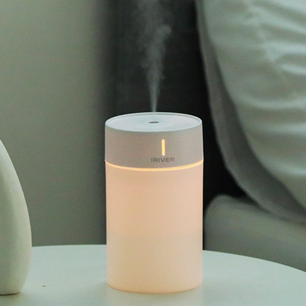 아이리버 사무실 탁상용 미니 가습기 초음파 USB 책상가습기 무드등 휴대용 차량 원룸
