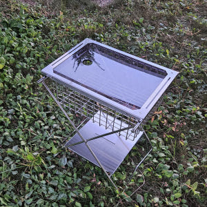 카마포스 엑스 레그 롱 실버 스텐 IGT 테이블 미니멀 사이드 바스켓 호... 운동러 솔직 후기 | 실사용 리뷰 - 상품 이미지 4