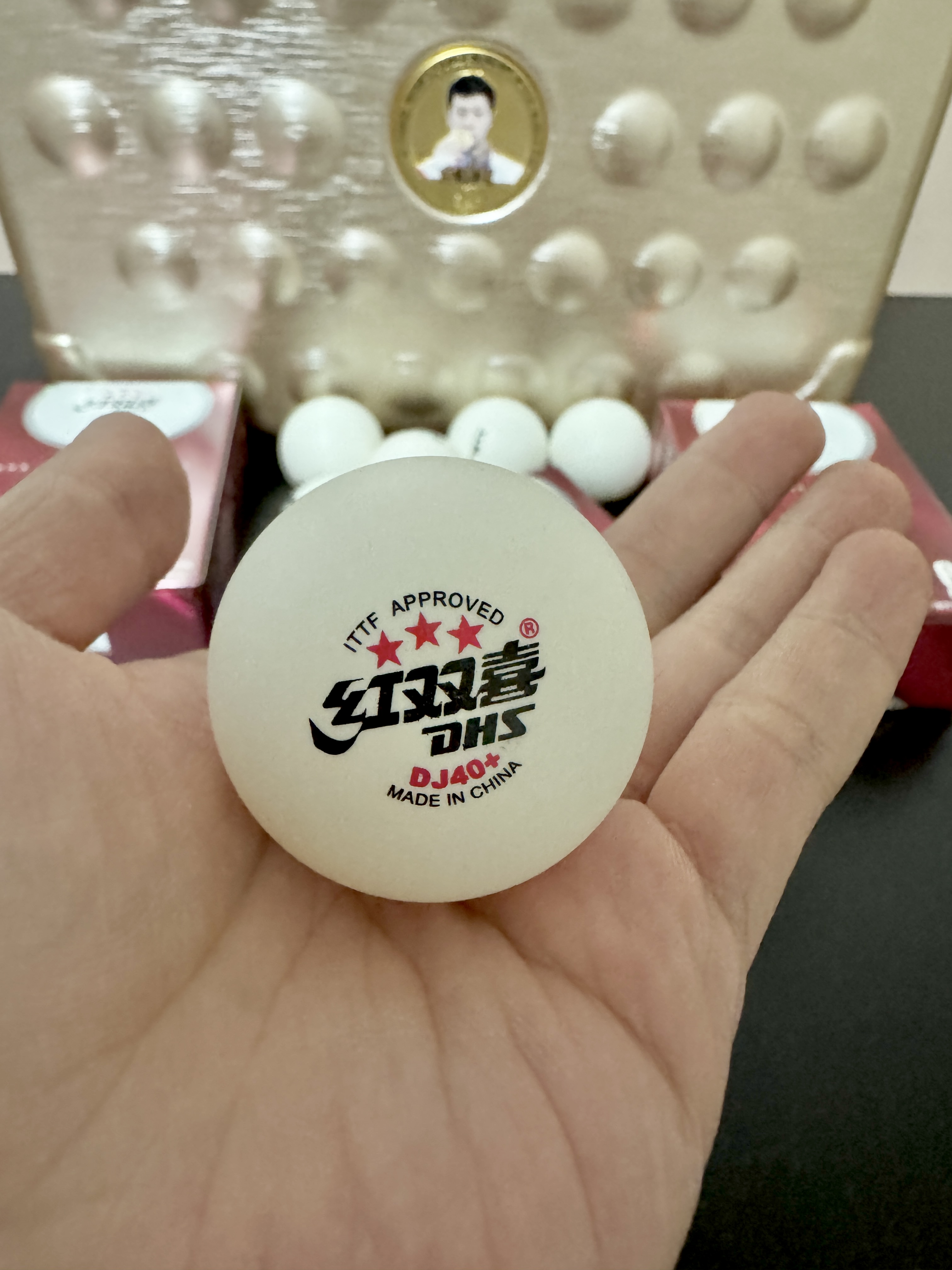 [DHS] 탁구공 6구 WTT 시합구 DJ40+ 이미지 7