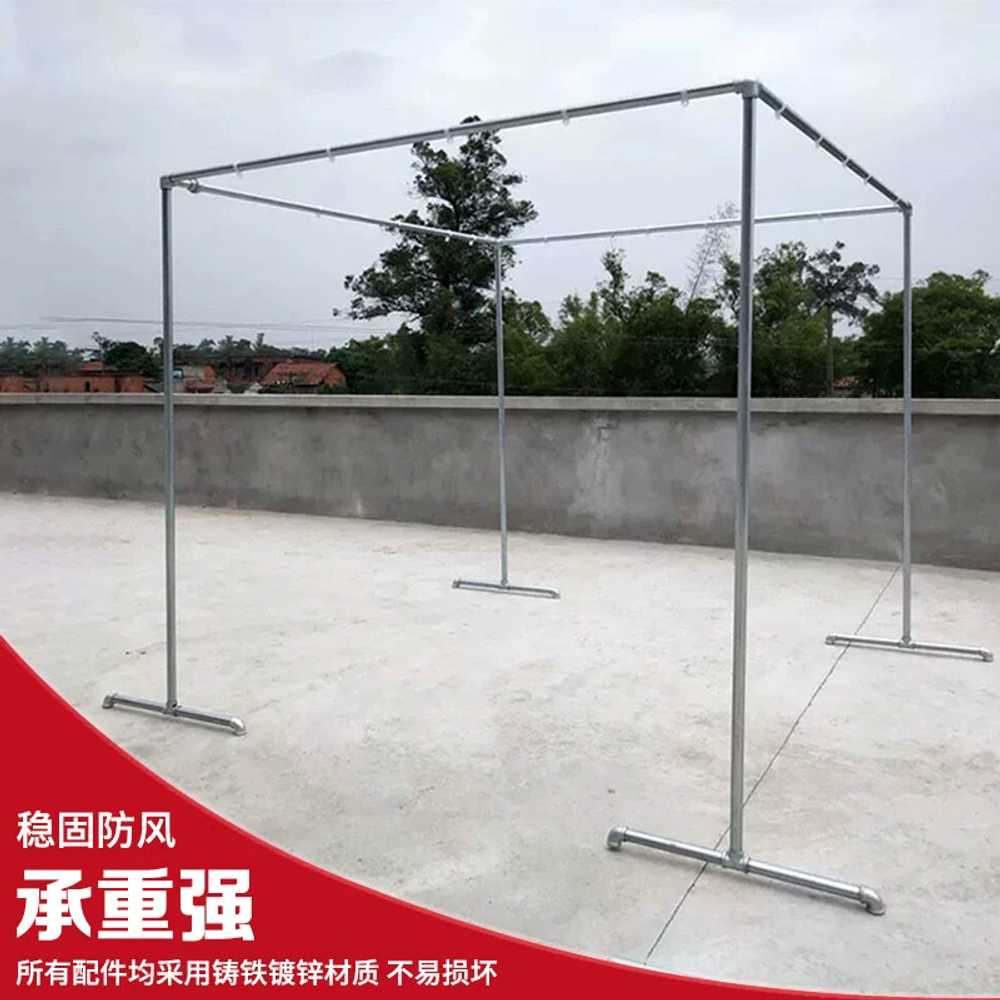 농막 뼈대 온실 터널 옥상 텃밭 보온 농자재 한냉사 2.2x2.2x2m - 상세 이미지 2