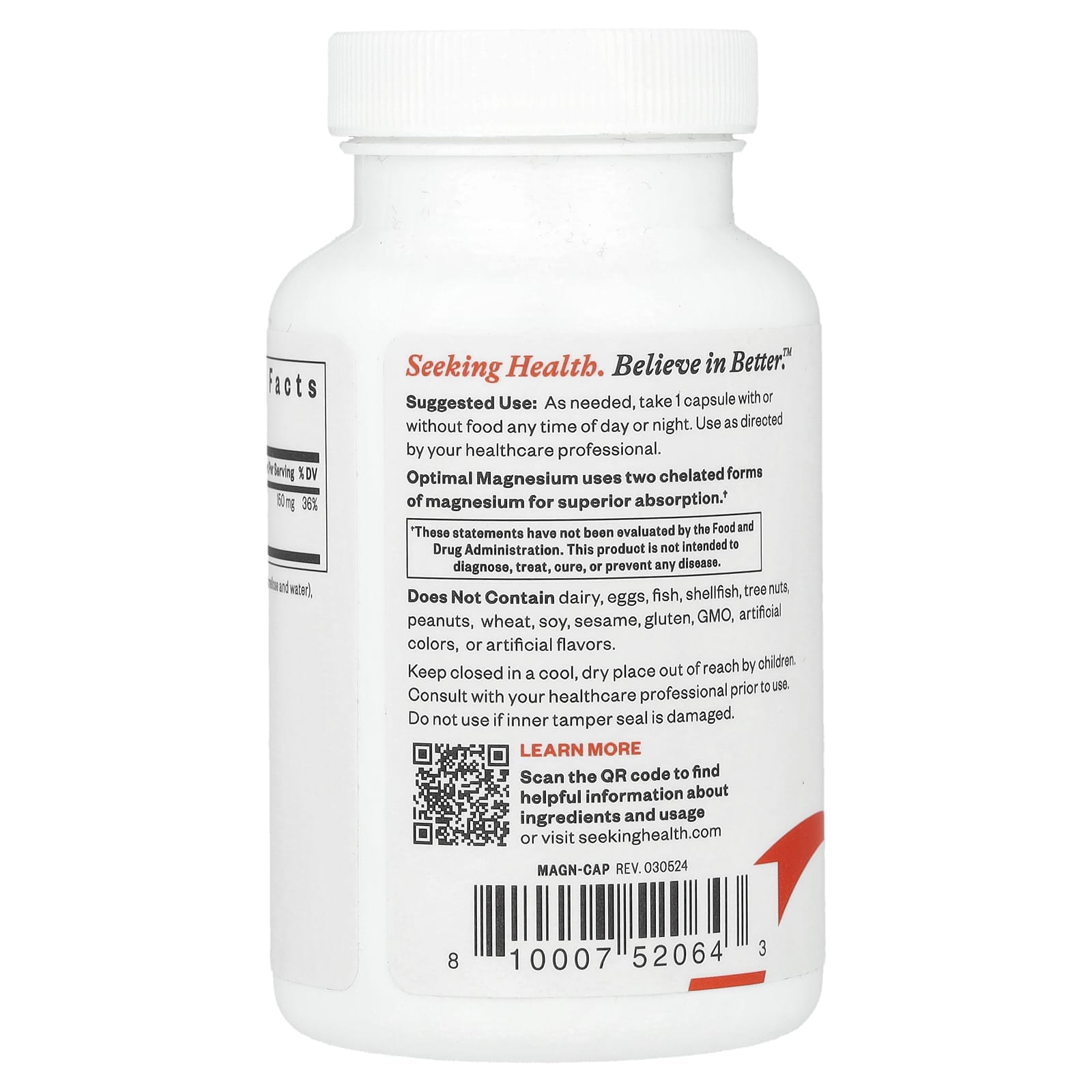 시킹헬스 옵티말 킬레이트 마그네슘 150mg 90정 x 2병 - 상세 이미지 3