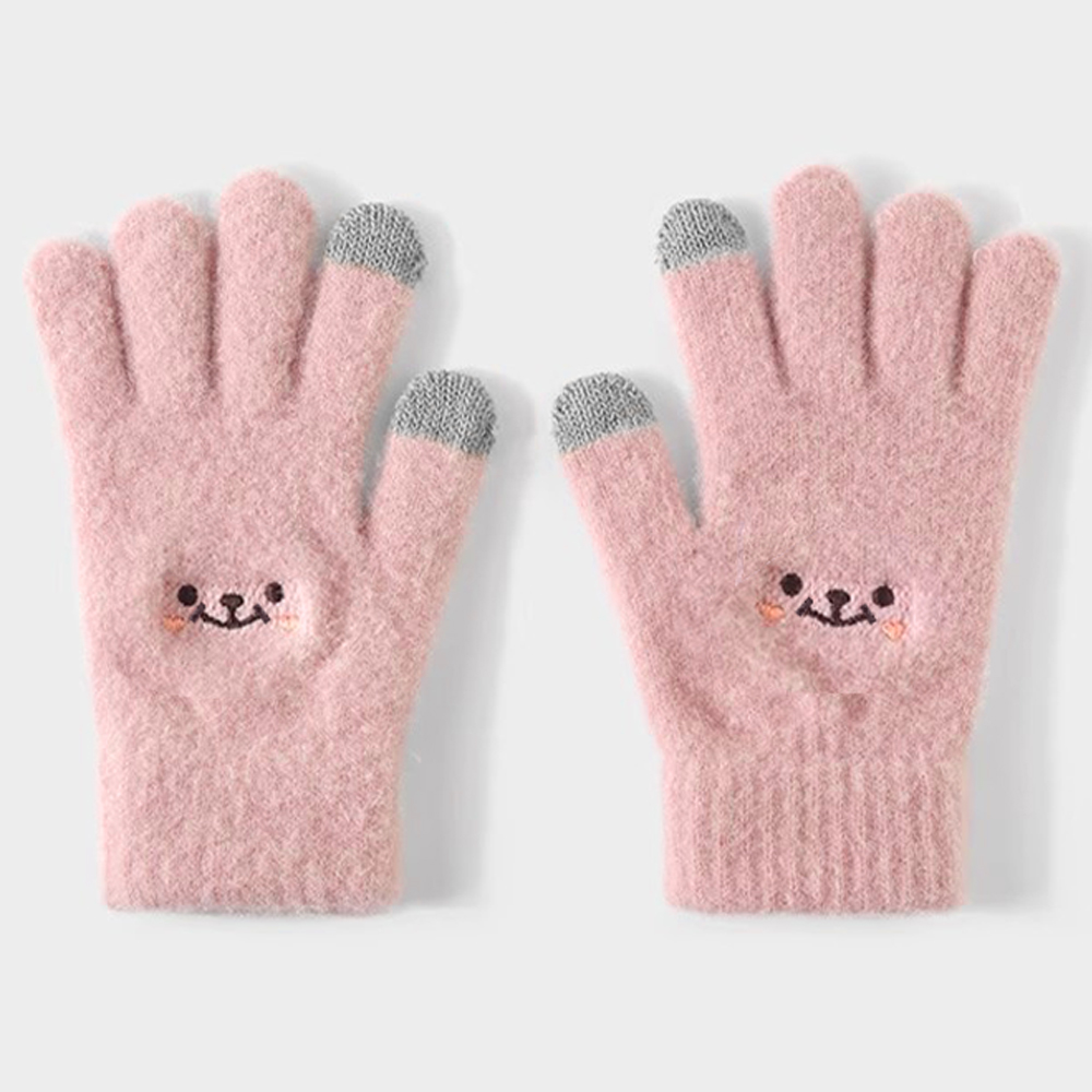 귀요미 스마트폰 터치 털장갑 겨울장갑