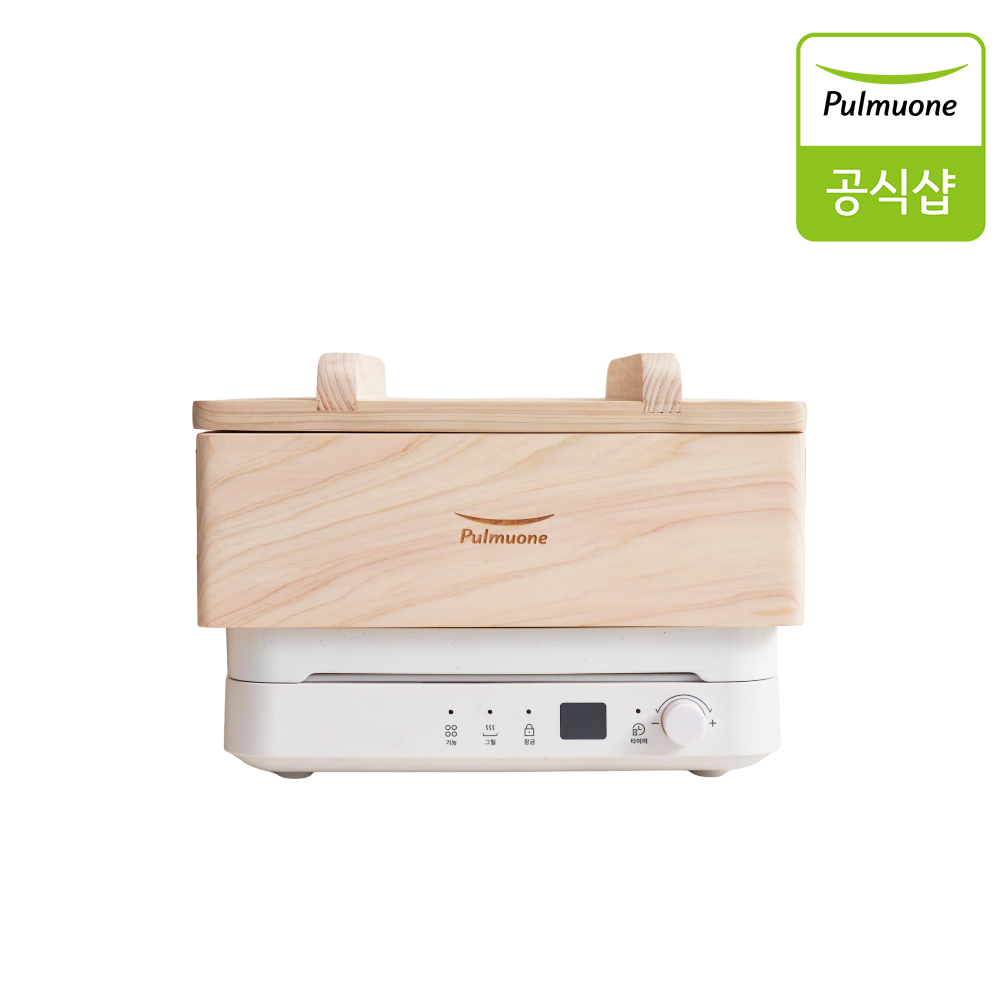 풀무원 트리플 인덕션 쿠커 1구인덕션 그릴플레이트 + 편백찜기 구성 RD1DWW1