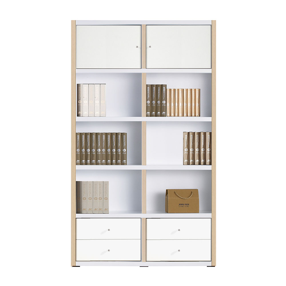 2000시스템 5단-1200책장 (상문/하서랍형) 책꽂이 수납장 진열장 TV책장