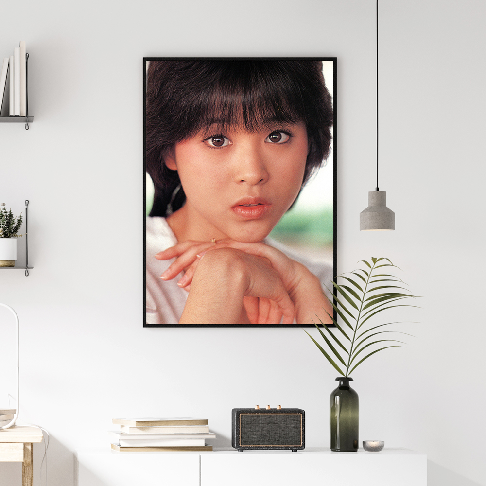 마츠다 세이코 포스터 인테리어 캔버스 액자 일본 시티팝 빈티지 레트로 8090 J A4 - 상세 이미지 2