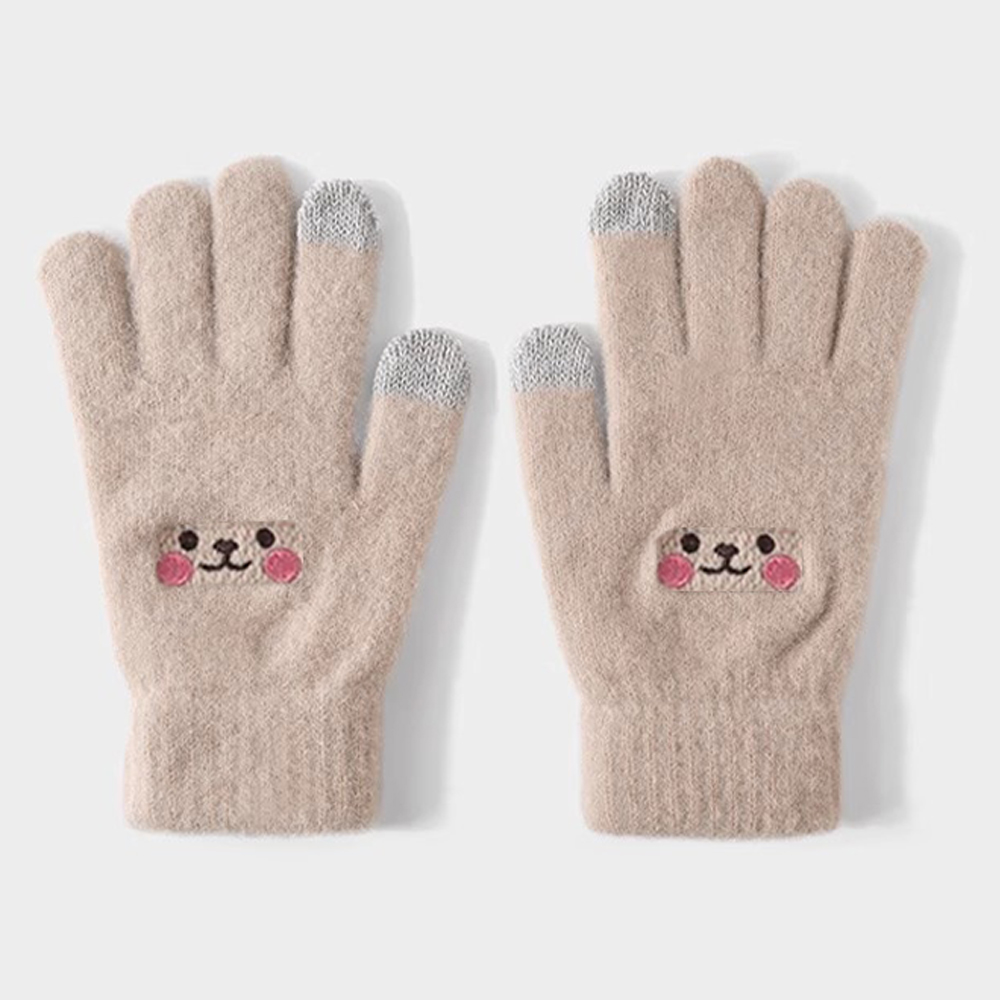 귀요미 스마트폰 터치 털장갑 겨울장갑