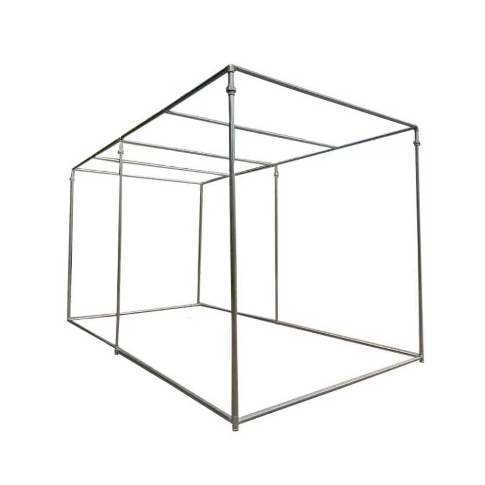 농막 뼈대 온실 터널 옥상 텃밭 보온 농자재 한냉사 2.2x2.2x2m - 상품 이미지