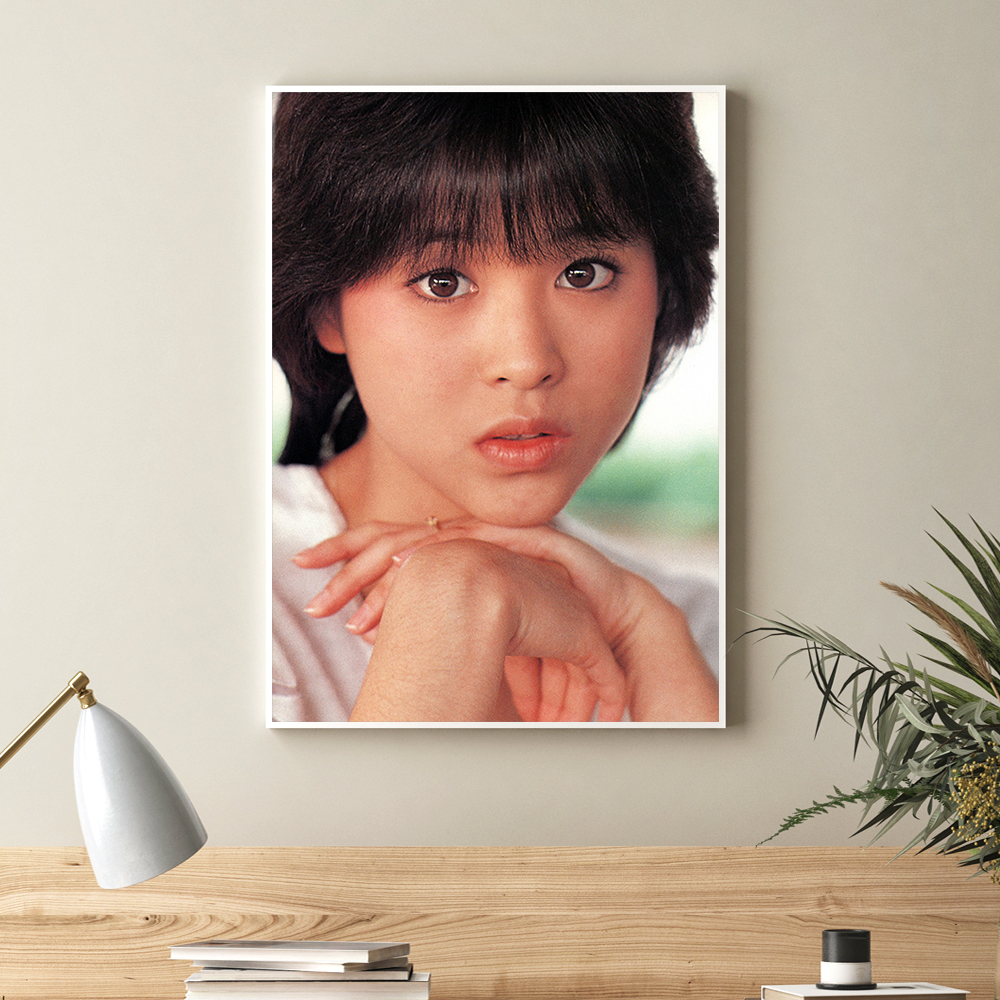 마츠다 세이코 포스터 인테리어 캔버스 액자 일본 시티팝 빈티지 레트로 8090 J A4 - 상세 이미지 3
