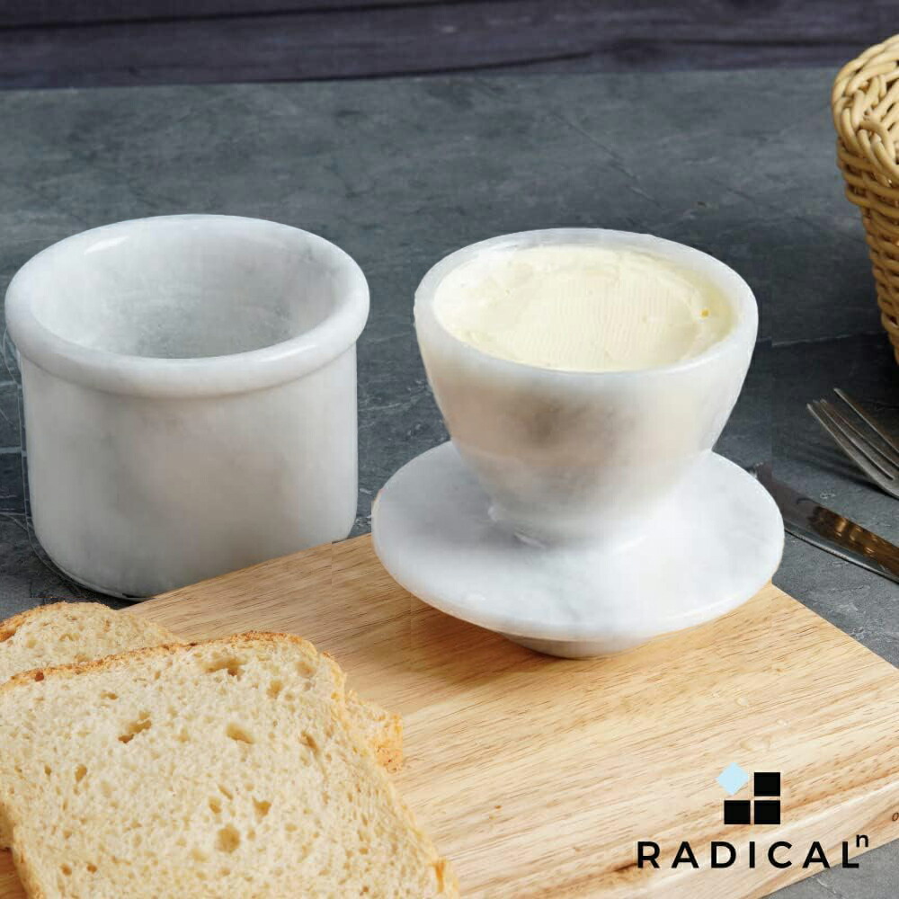 Radicaln Butterbell 마블 버터벨 대리석 버터 보관 케이스 버터키퍼 90ml - 상품 이미지