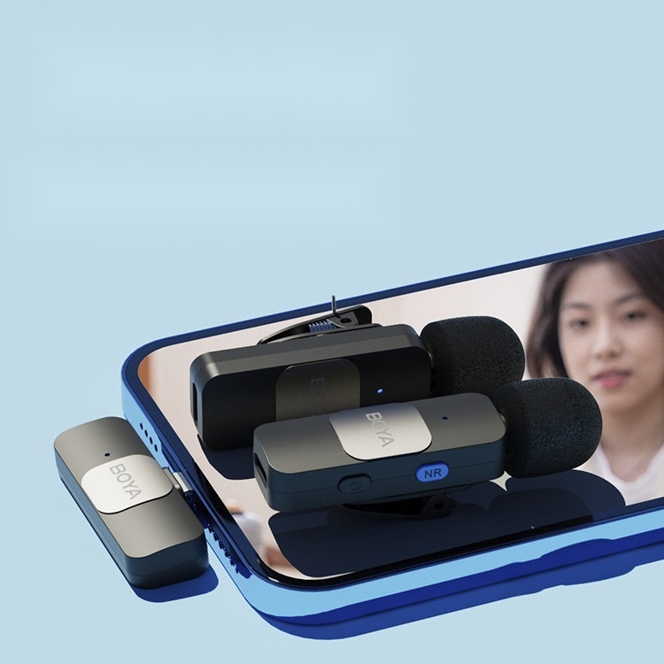 HD 무선 핀마이크 와이어리스 블루투스 모델 휴대용 유튜브 방송용 고음질 - 상세 이미지 2