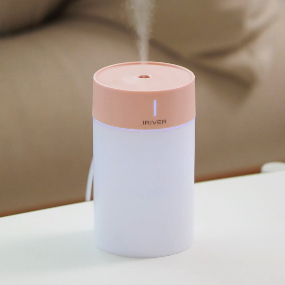 아이리버 사무실 탁상용 미니 가습기 초음파 USB 책상가습기 무드등 휴대용 차량 원룸