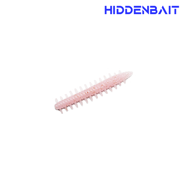 히든베이트 사오 볼락루어 아징웜 볼락낚시 소프트베이트 007 LIGHT PINK, 4.5cm - 메인 이미지