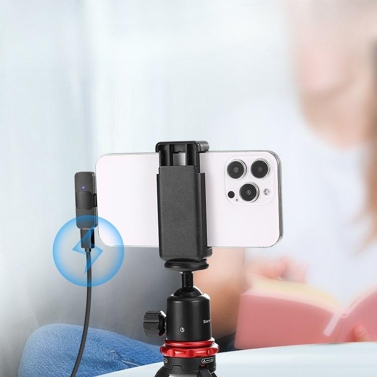 HD 무선 핀마이크 와이어리스 블루투스 모델 휴대용 유튜브 방송용 고음질 - 상세 이미지 3