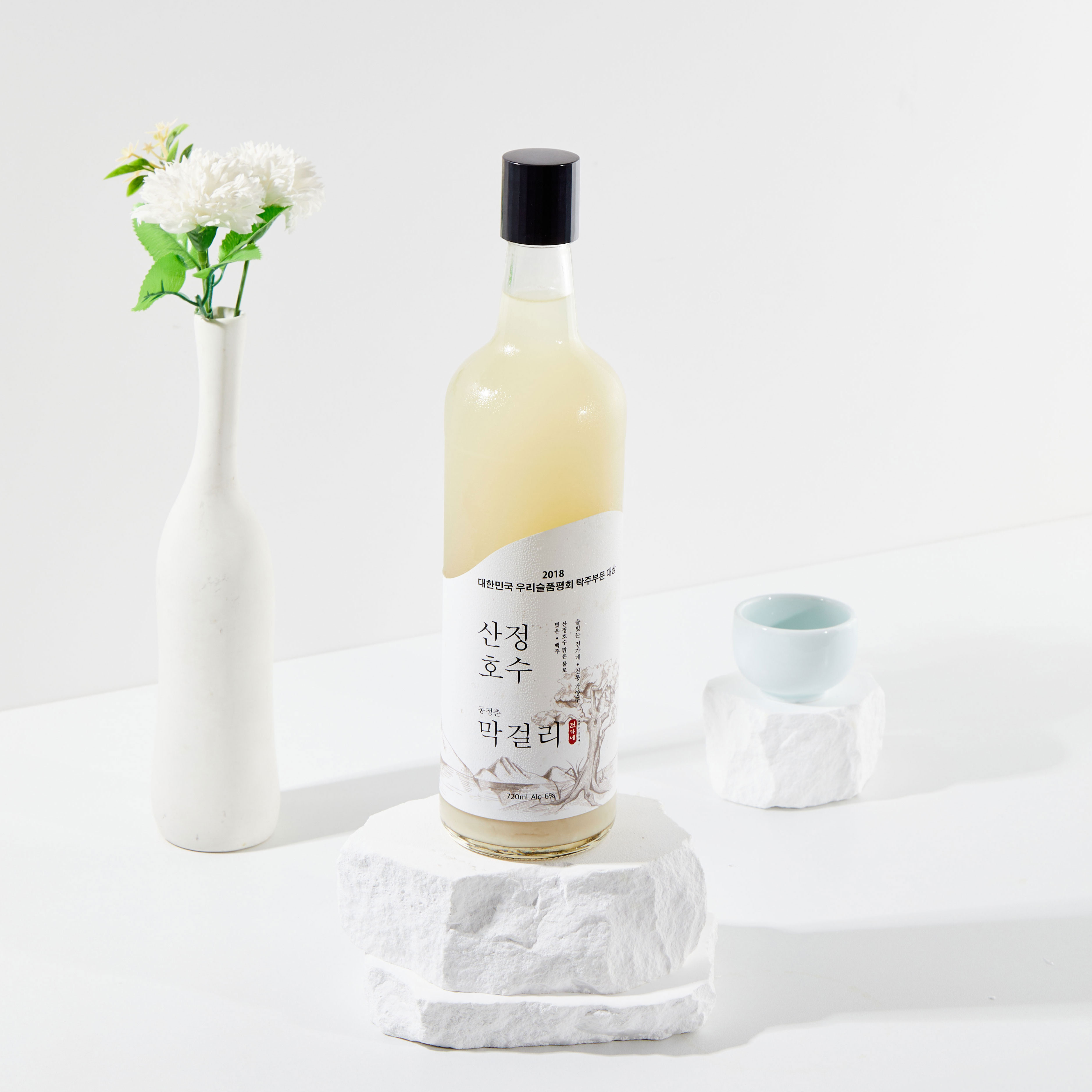 산정호수 동정춘 막걸리 6도 720ml 전통주 한국주류 K주류 선물용 답례품
