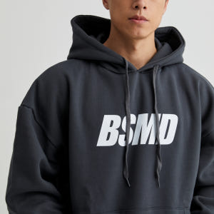 비스트모드 5컬러 기모 후드 헬스 오버핏 짐웨어 긴팔 티셔츠 BSMD 착용 후기 | 사이즈/핏 총정리 - 상품 이미지 2