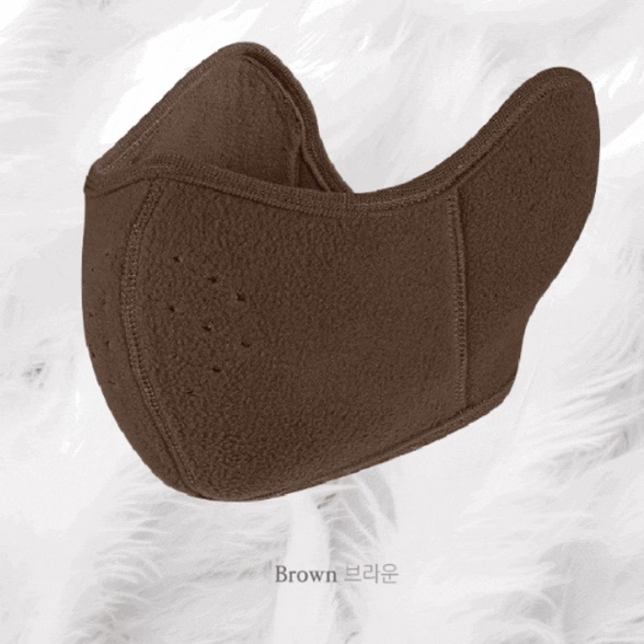 세탁 가능 마스크 방한용 반영구 따뜻한 마스크 겨울용 마스크 - 상세 이미지 4