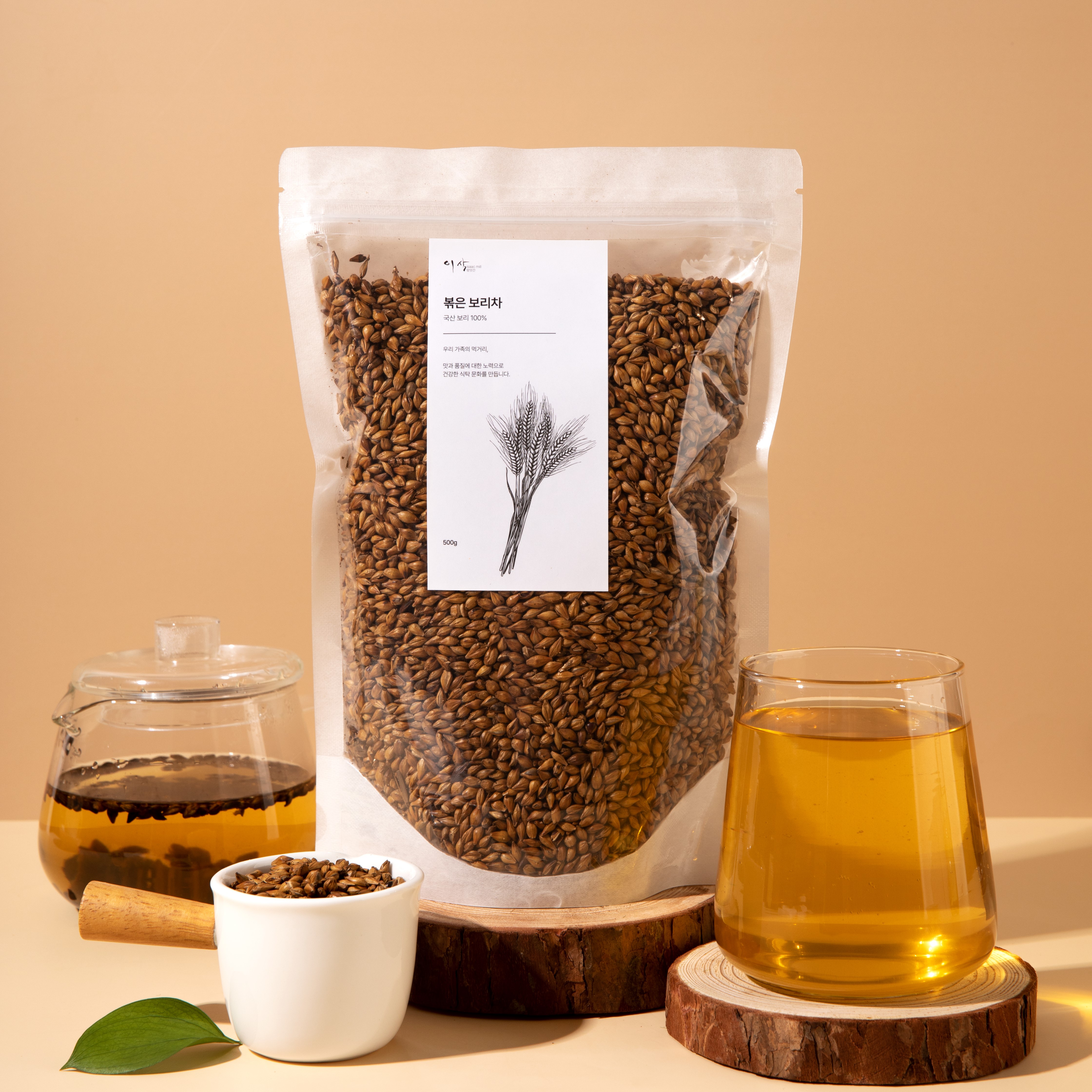 이삭방앗간 국산 직접 볶은 보리차 500g