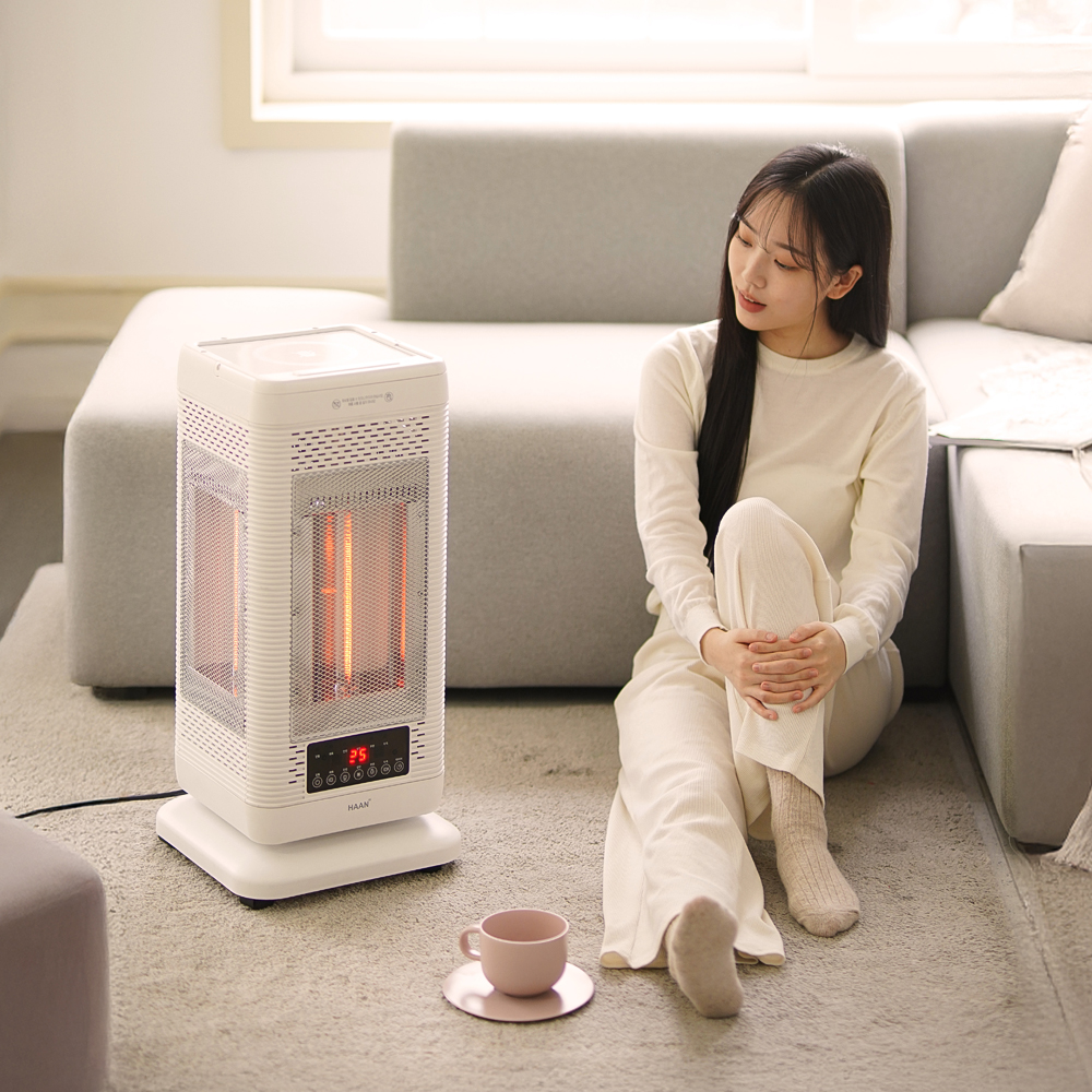 한경희 카본 전기 히터 난로 스토브 오방난로 난방기 거실 사무실 가정용 업소용 저소음