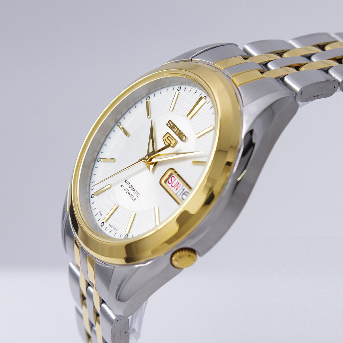 세이코 SEIKO 오토매틱 금장 흰판 남자 손목 캐주얼 시계 SNKL24J1 - 상세 이미지 4