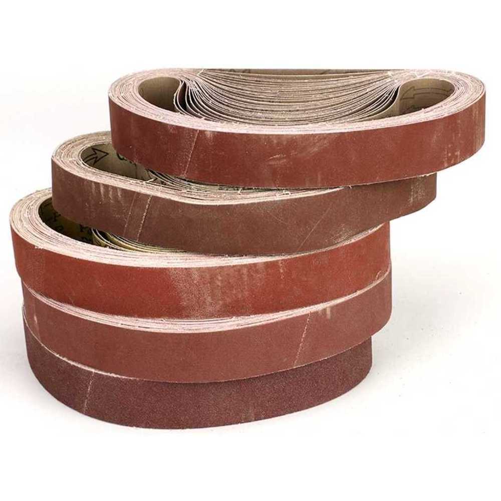 링 샌딩 벨트 목공 연마 모래 스트립 롤 736x40mm 80 메시 - 상품 이미지
