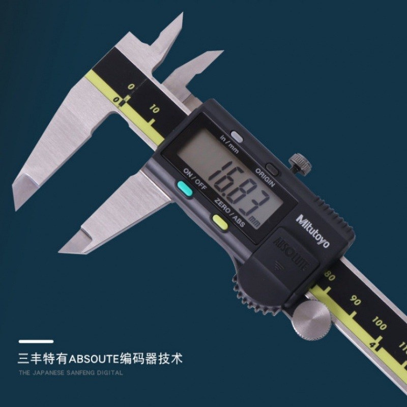 일본직수입 Mitutoyo - 고정밀 디지털 캘리퍼 버니어 캘리퍼스 0-150mm 전자 측정 스테인레스 스틸 - 상세 이미지 2