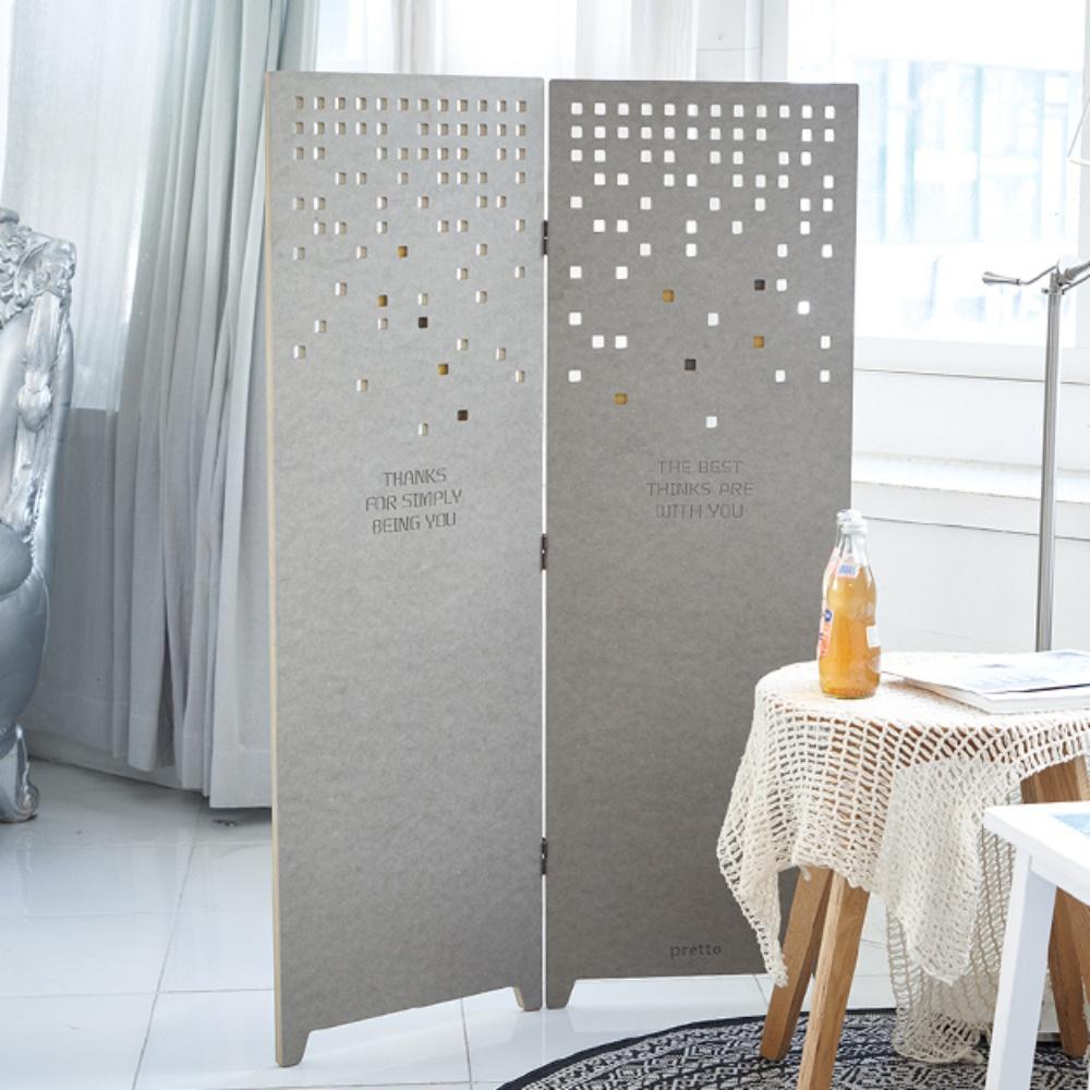 모자이크 공부방간이가림막 가정파티션 2단