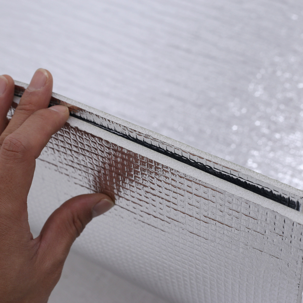 집코리아 열반사단열재 접착식 양면 은박단열재 PE폼 발포지 벽 보온재 7t x 5m, 1개