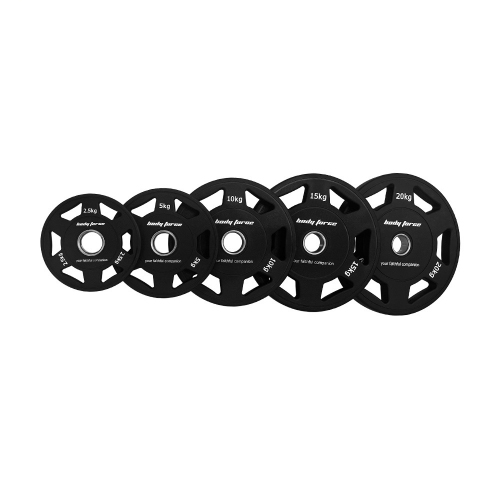 바디포스원판 TPU 6홀 바벨 중량 20kg, 1개 - 상세 이미지 2