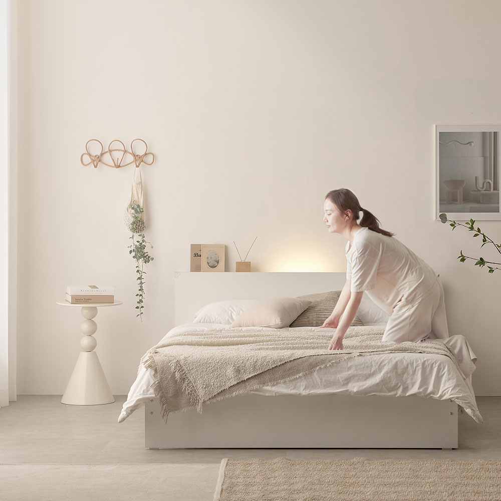 수납침대 플랫LED 3서랍침대 싱글침대 침대선택법