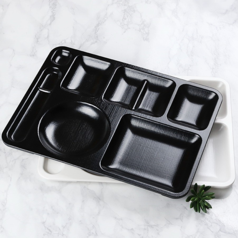 멜라민 5구 식판 1인 다이어트 성인 가정용 개인 가벼운 플라스틱