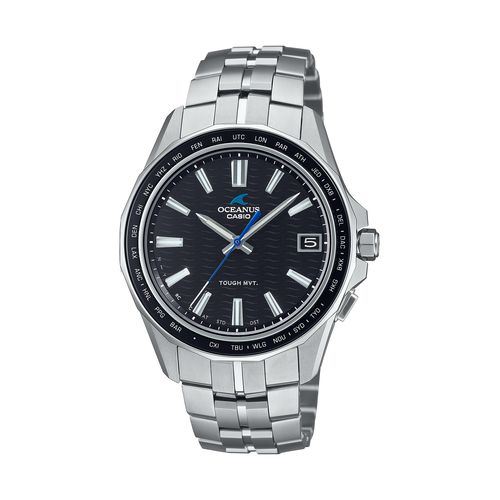 카시오 CASIO 오셔너스 솔라 티타늄 검판 남자 손목 시계 OCW-S400-1AJF - 상품 이미지