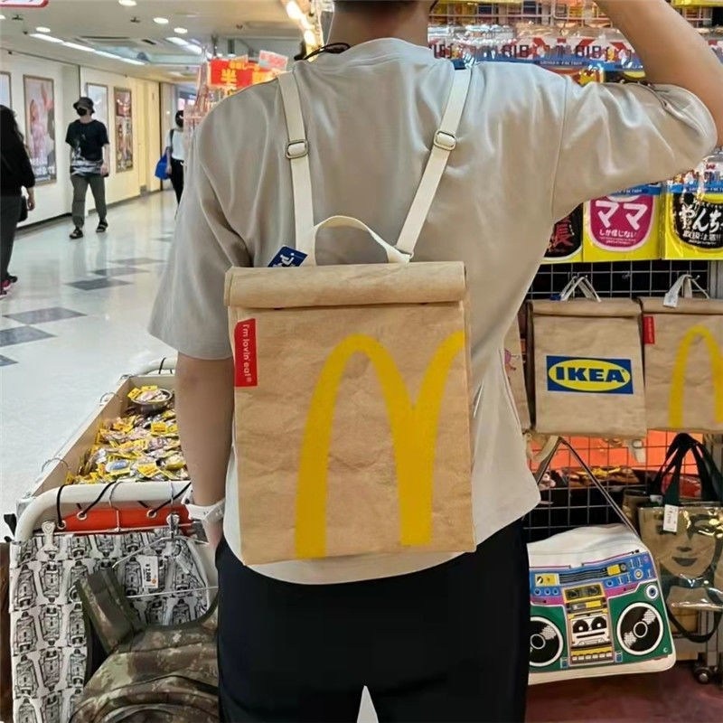 인싸 맥도날드 가방 웃긴 생일선물 만우절 할로윈데이 클럽가방 이미지 6