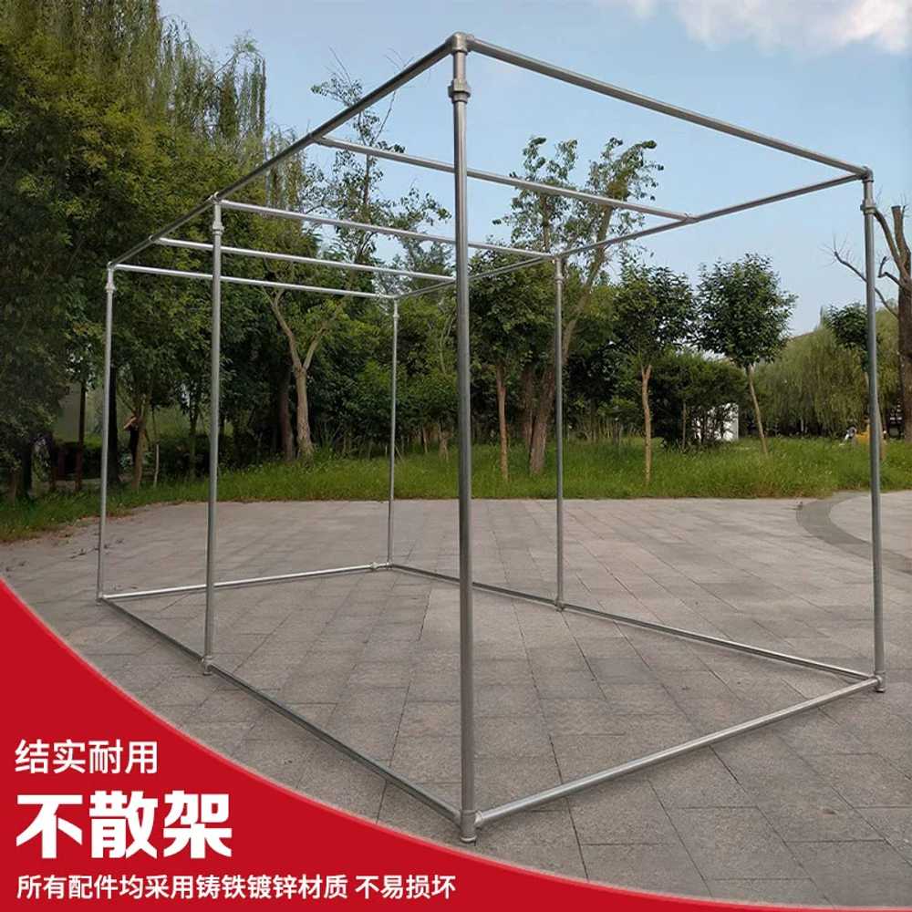 농막 뼈대 온실 터널 옥상 텃밭 보온 농자재 한냉사 2.2x2.2x2m - 상세 이미지 4