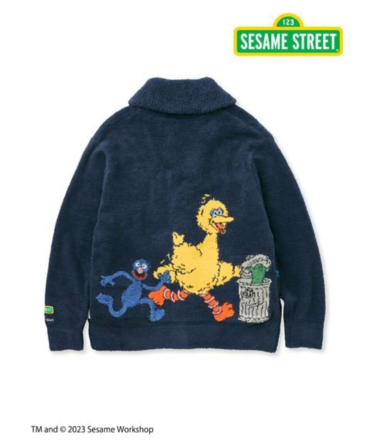 젤라또피케 SESAME STREET 세서미 스트리트 자가드 숄 가디건 2컬러 - 상세 이미지 4