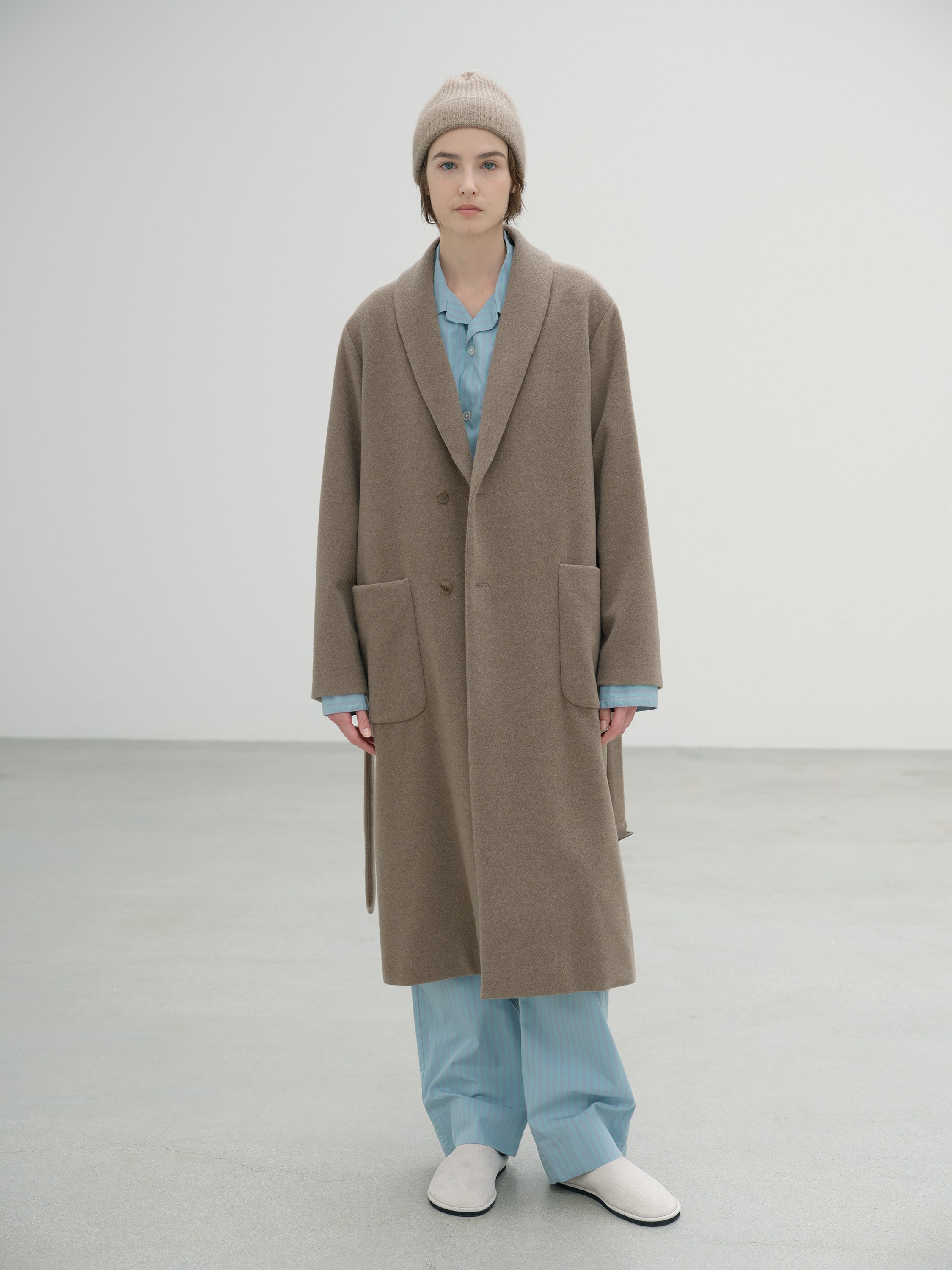 오라리 우먼즈 코트 ROBE COAT - 상세 이미지 2