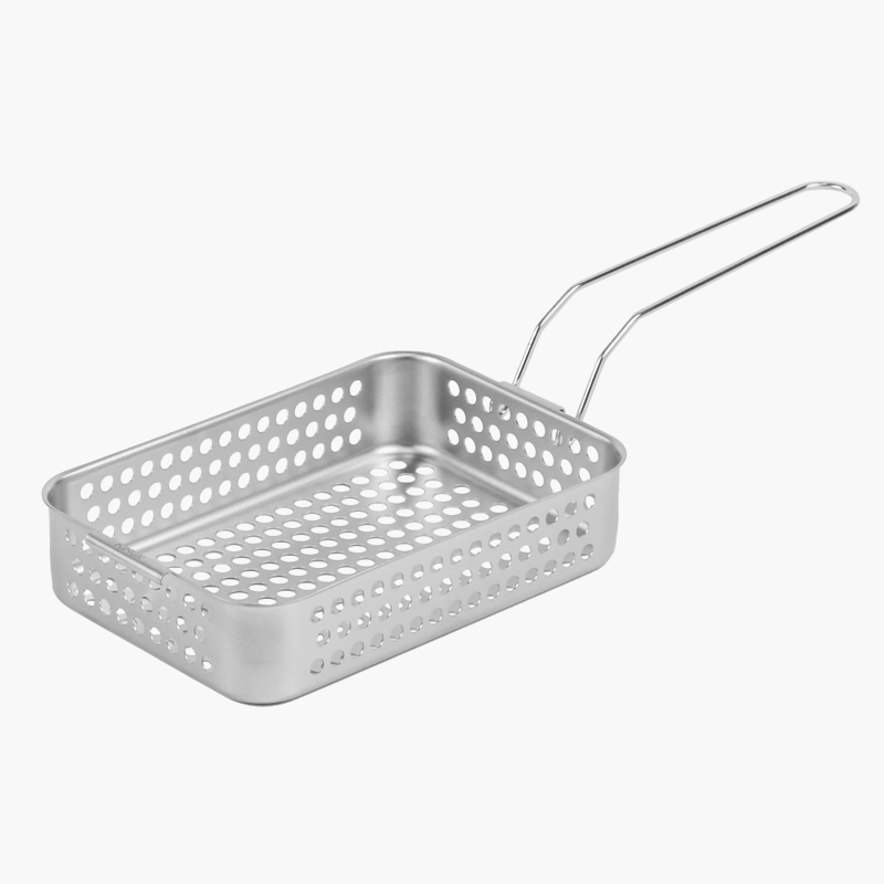 키녹스 스테인레스 튀김 바스켓 사각 반합 튀김망